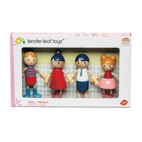 Tender Leaf Toys Doll Familie für Puppenhaus