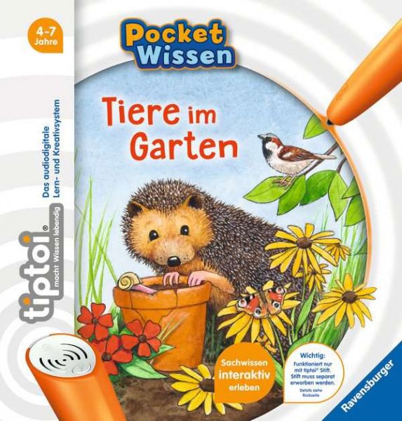 Tiptoi Pocket Wissen : Tiere im Garten 65.891
