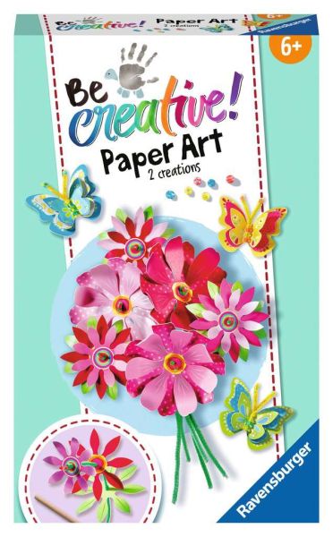 Be Creative Paper Art Flowers & Butterfly 23.678