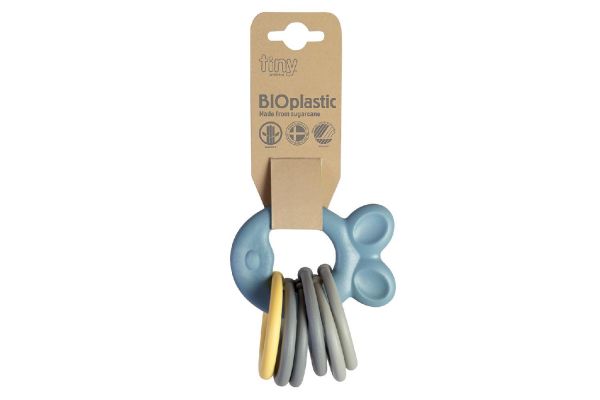 Tiny Bio Plastic Aktivitätenkette blue