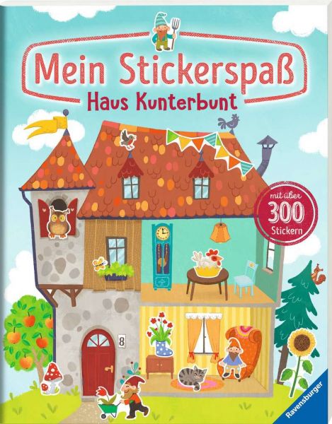 Mein Stickerspass: Haus Kunterbunt 55.743