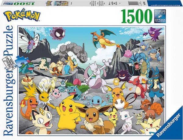 Puzzle 1500 Teile Pokémon Classics 16.784