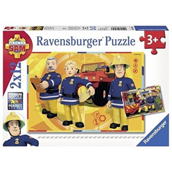 Ravensburger Puzzle 2x12 Teile Sam im Einsatz