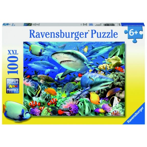 Puzzle 100 XXL Teile Riff der Haie 10.951