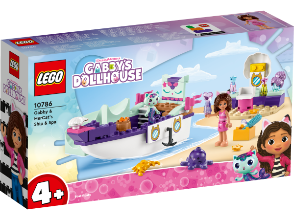 LEGO Gabby's Dollhouse Meerkätzchens Schiff und Spa 10786