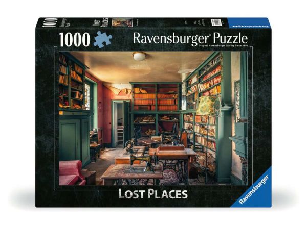 Puzzle 1000 Teile Lost Places: Mysterious castle library