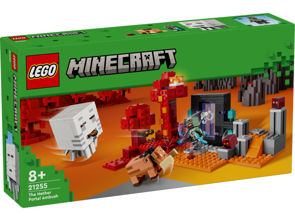 LEGO Minecraft™ Hinterhalt am Netherportal 21255