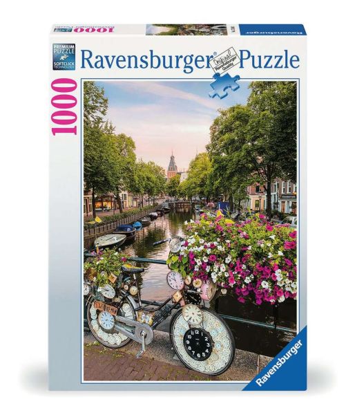 Ravensburger Puzzle 1000 Teile Bicycle Amsterdam 17.596