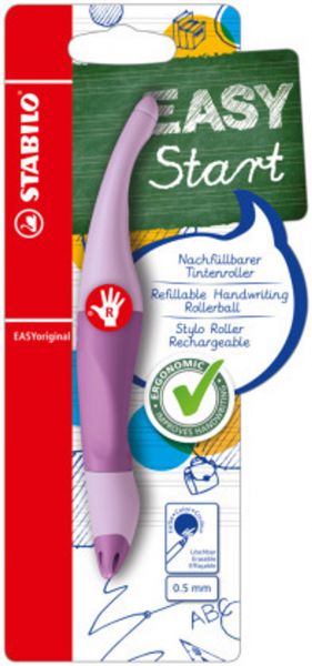 Stabilo EASYoriginal Start Tintenroller für Rechtshänder, Pastell lila