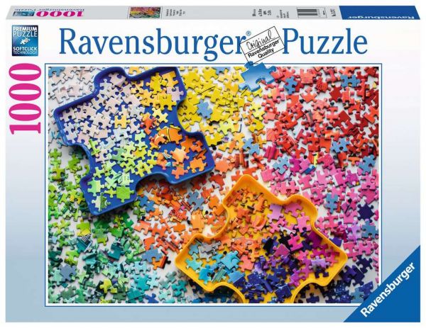 Puzzle 1000 Teile Viele bunte Puzzleteile 15.274