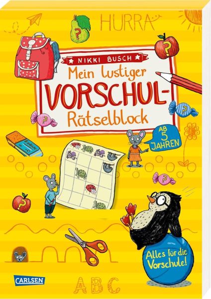 Mein lustiger Vorschul-Rätsel-Block