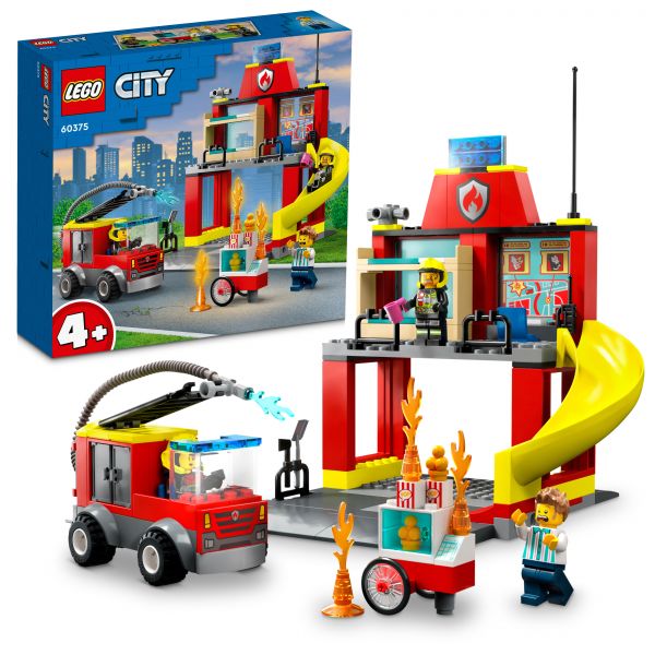 LEGO City Feuerwehrstation und Löschauto 60375