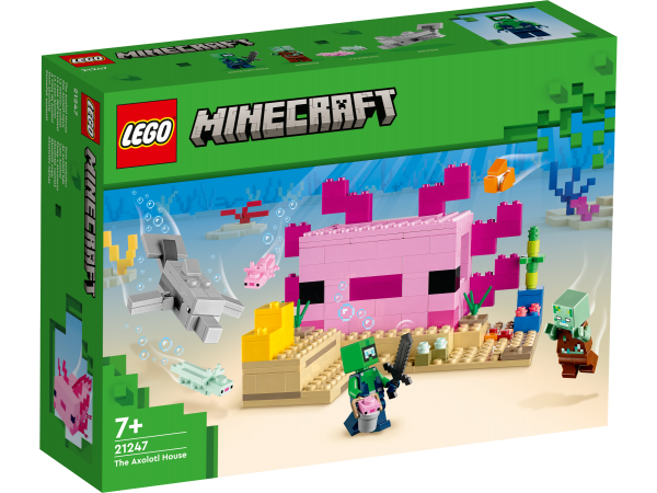 LEGO Minecraft Das Axolotl-Haus 21247