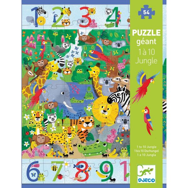 Puzzle 1 - 10 Dschungel 54-teilig