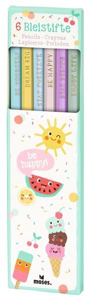 Be happy Bleistift-Set