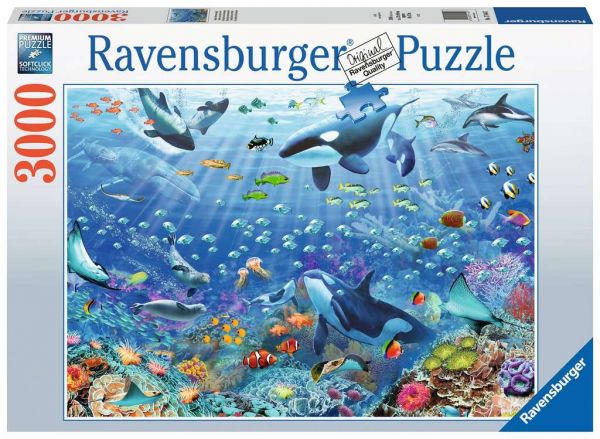 Puzzle 3000 Teile Bunter Unterwasserspass 17.444