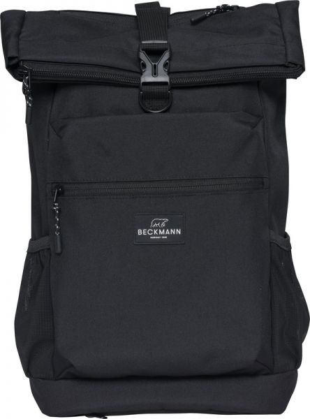 Beckmann Rucksack Light Rolltop Schwarz