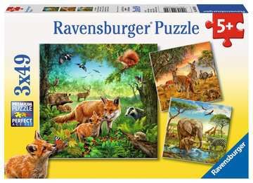 Puzzle Tiere der Erde 09.330 Teile 3x49