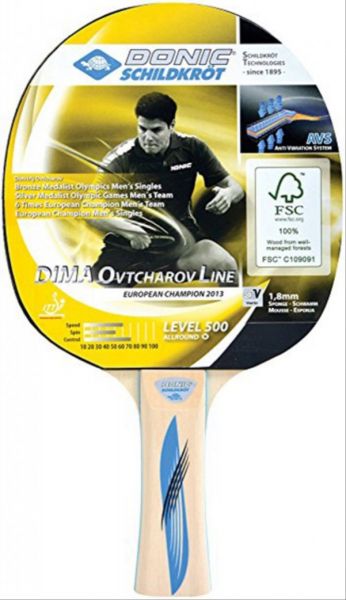 Schildkröt Tischtennis - Schläger Ovtcharov 500