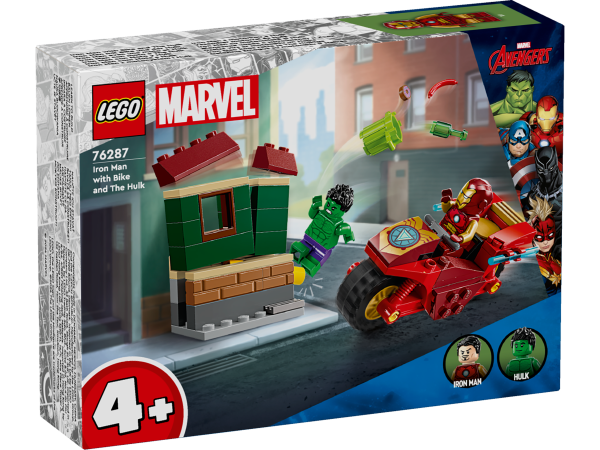 LEGO Marvel Iron Man mit Bike 76287