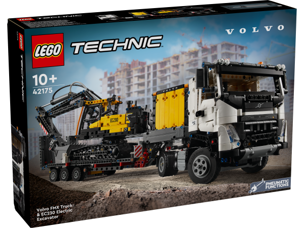 LEGO Technic Volvo FMX LWK mit E230 Electric Raupenbagger 42175