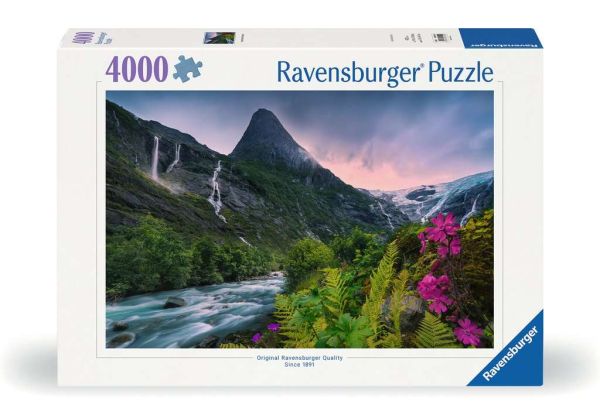 Puzzle 4000 Teile Atemberaubende Bergstimmung