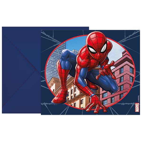 Spiderman Einladungskarten