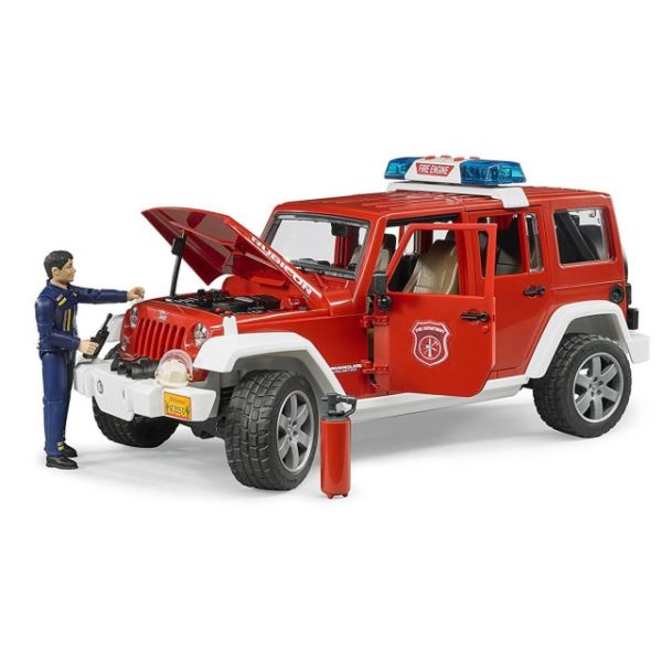 Bruder 02528 Jeep Wragler Rubicon Feuerwehrfahrzeug