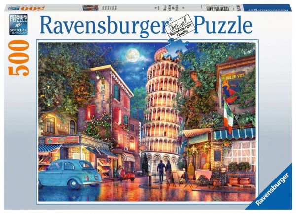 Puzzle 500 Teile Abends in Pisa 17.380