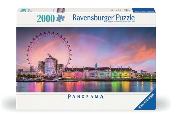 Puzzle 2000 Teile Panorama Lovely London