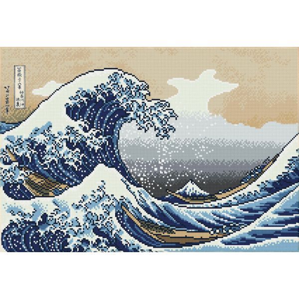 Diamond Painting Die grosse Welle vor Kanagawa