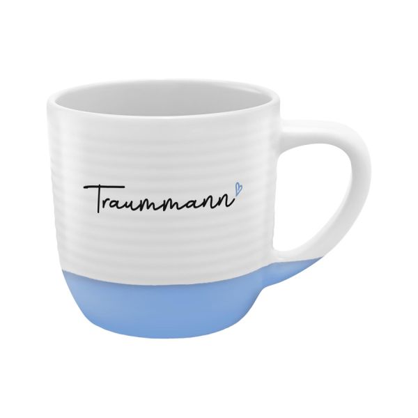 Tasse rund Rillen Traummann