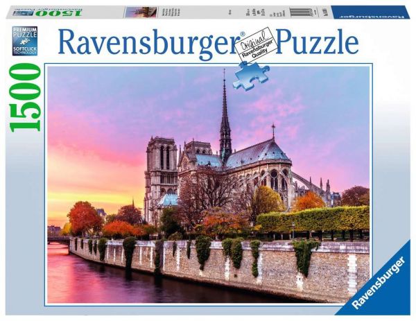 Puzzle 1500 Teile Malerisches Notre Dame 16.345
