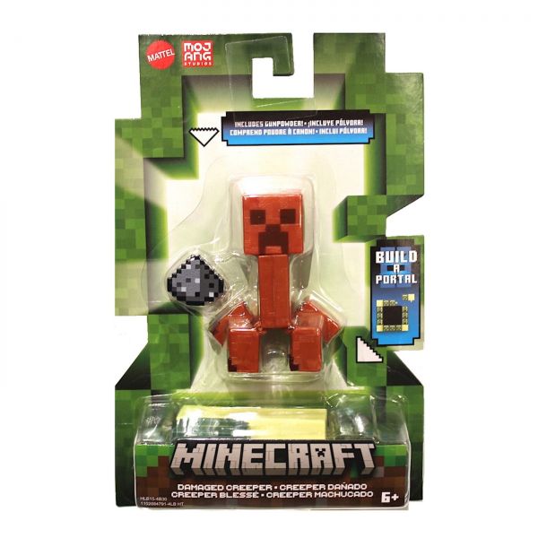 Minecraft Figur Damaged Creeper
