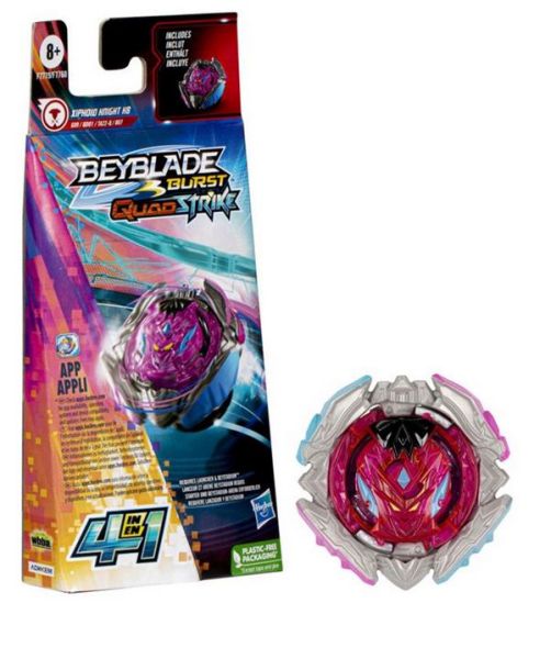 Beyblade Burst Quad Strike Single Pack - Xiphoid Knight K8