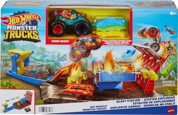 Hot Wheels Monster Trucks Blast Station