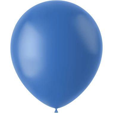 Latexballons matt niederländisches blau