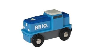 Brio blaue Batterie-Frachtlok 33.130