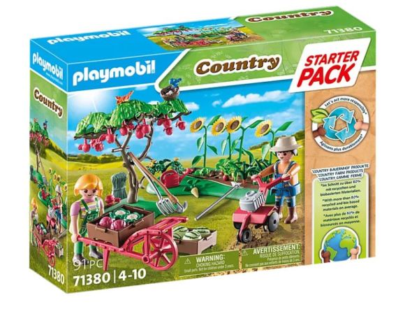 PLAYMOBIL Starter Pack Bauernhof Gemüsegarten 71380