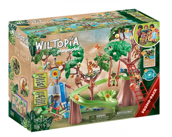 PLAYMOBIL Wiltopia - Tropischer Dschungel-Spielplatz 71142