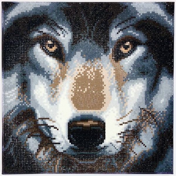 Crystal Art Wolf 30 x30