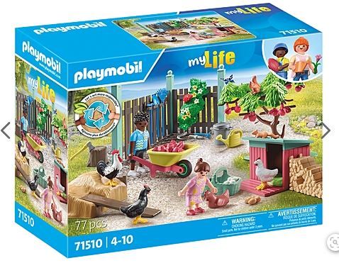 Playmobil Kleine Hühnerfarm im Tiny Haus Garten 71510