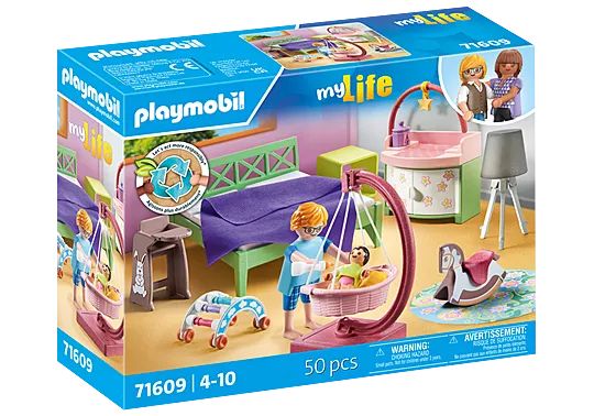 PLAYMOBIL My life Schlafzimmer mit Babyspielecke 71609