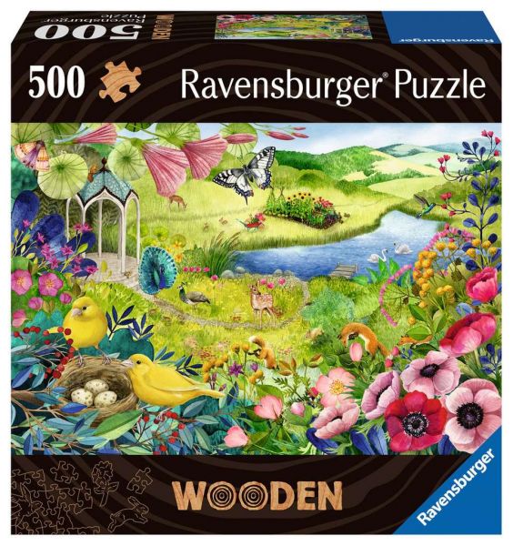 Wooden Puzzle Wilder Garten 500 Teile 17.513