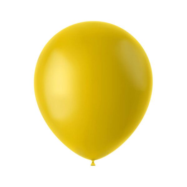 Latexballons matt toskanisches gelb