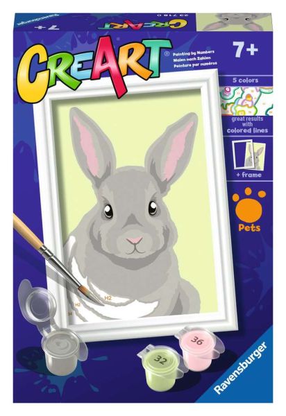 Creart Gray Rabbit 8,5x12cm 23.718