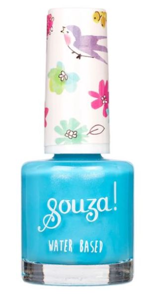 Souza Kinder Nagellack Aqua blue pearl