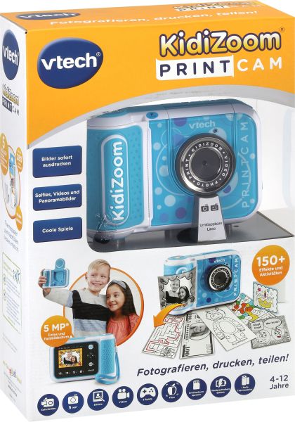 Vtech Kidizoom Print Cam blau