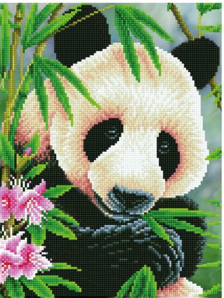 Diamond Painting Panda Prinz