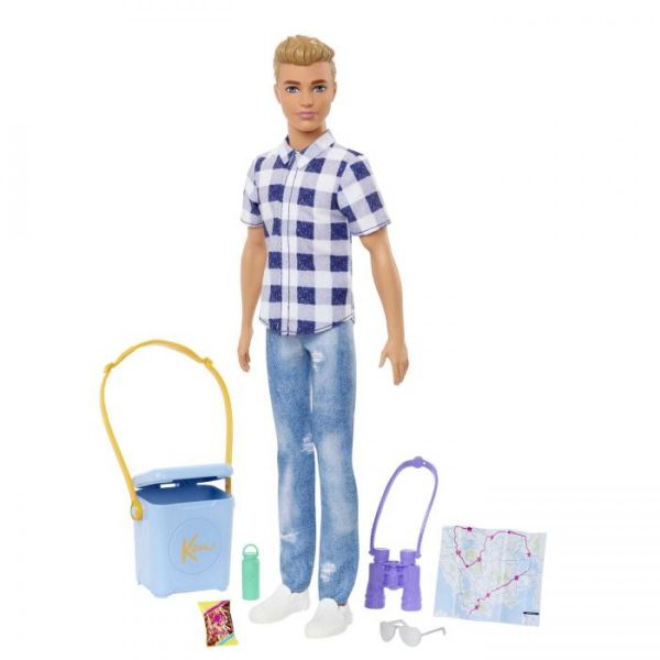 Barbie Abenteuer Ken Camping-Puppe und Zubehör